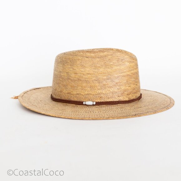 Sahuayo Legitimo Mexican Straw Hat 6 3/4 Bead Resort Gaucho Ranch Artisan Rustic - Picture 2 of 10